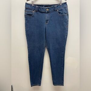 💙 Lane Bryant Skinny Jeans Genius Fit Size 18 Tall 💙